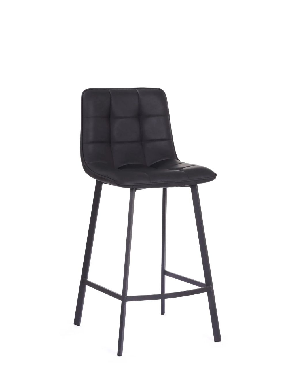 Product photograph of 2 X Laketon Pu Vintage Black Counter Stool from Choice Furniture Superstore.